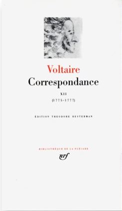 Voltaire : Correspondance, Janvier 1775 - Juin 1777, tome 12 (Hardcover)