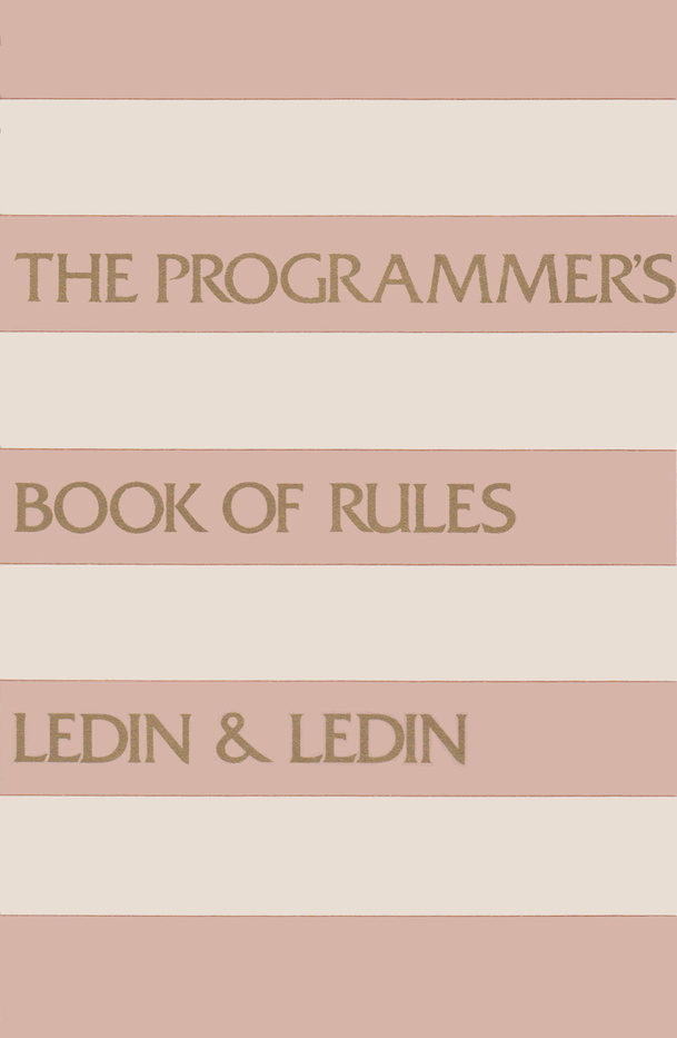 The Programmer's Book of Rules
