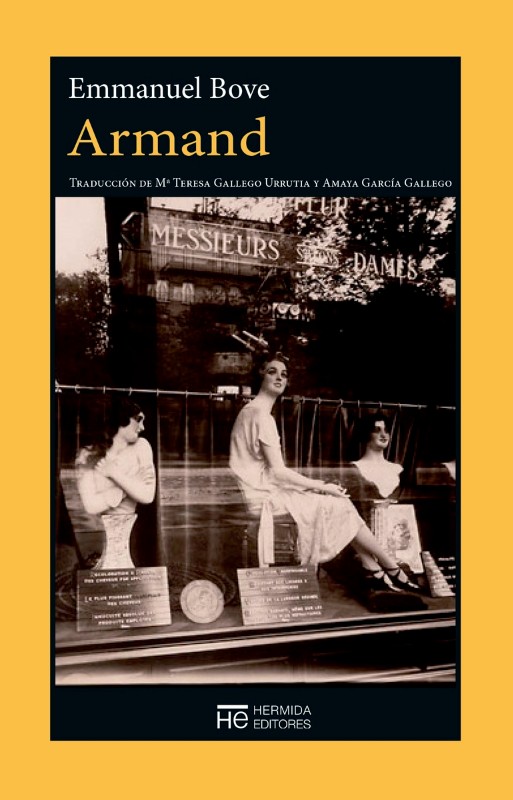 Portada de Armand, de Emmanuel Bove