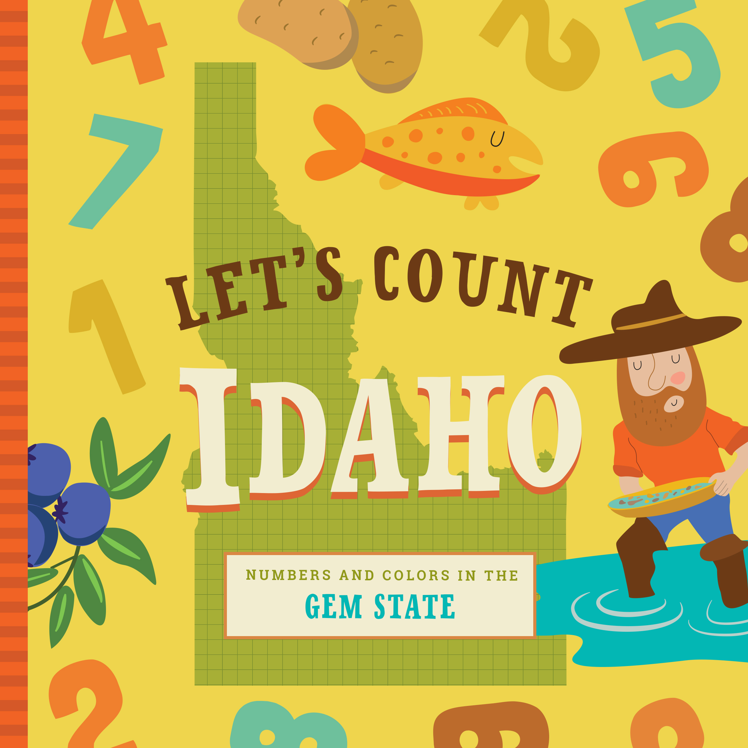 Let's Count Idaho: Numbers and Colors in the Gem State (Let's Count Regional Board Books)