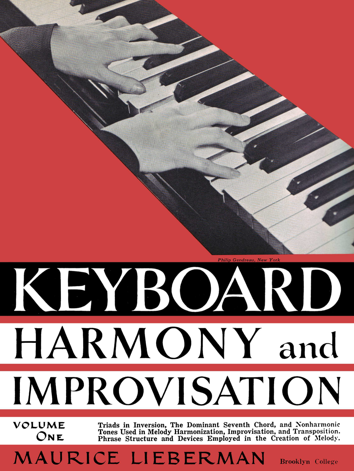 Keyboard: Harmony and Improvisation, Volume One