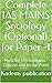Complete IAS MAINS Sociology (Optional) for Paper -1 by Kademy publication
