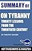 Summary of On Tyranny: Twen...