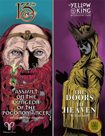 Portada de Assault on the dungeon of the pogonomancer / The doors to heaven, de Gareth Hanrahan