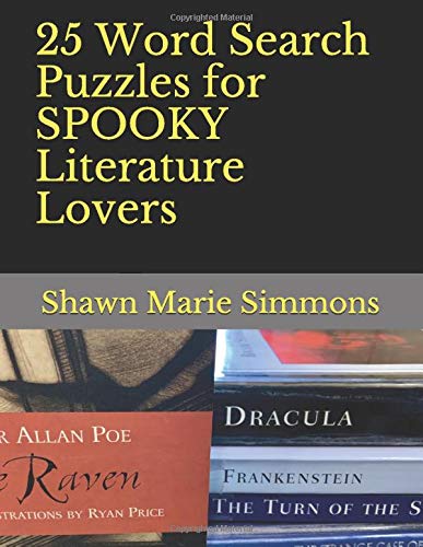 25 Word Search Puzzles for SPOOKY Literature Lovers (Large Print Word Search Puzzles)