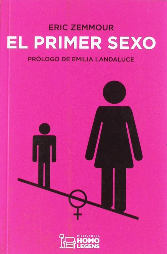 Portada de El primer sexo, de Éric Zemmour