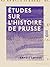 Études sur l'histoire de Pr...
