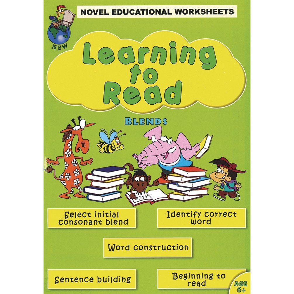 Novel Educational Worksheets Learning To Read Blends (Novel Educational Worksheets, #26)