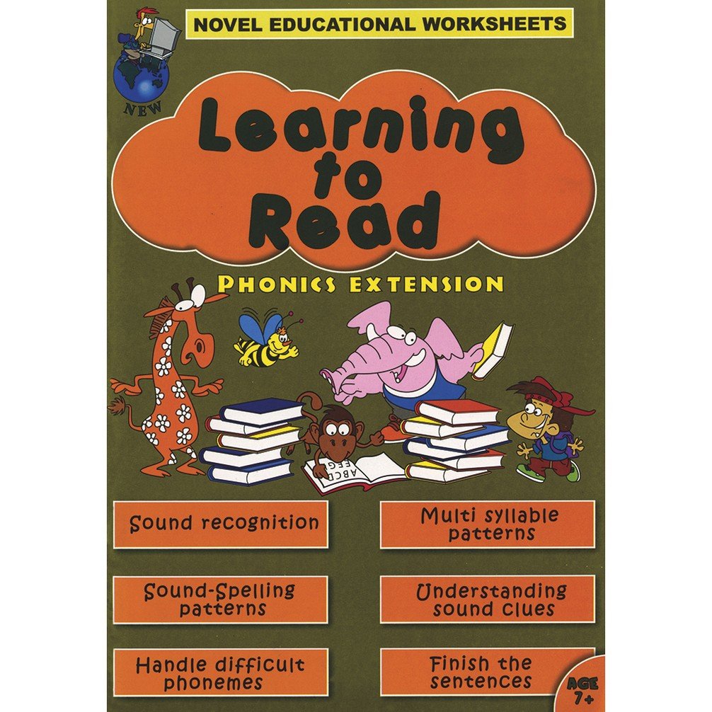 Novel Educational Worksheets Learning To Read Phonics Extension (Novel Educational Worksheets, #31)