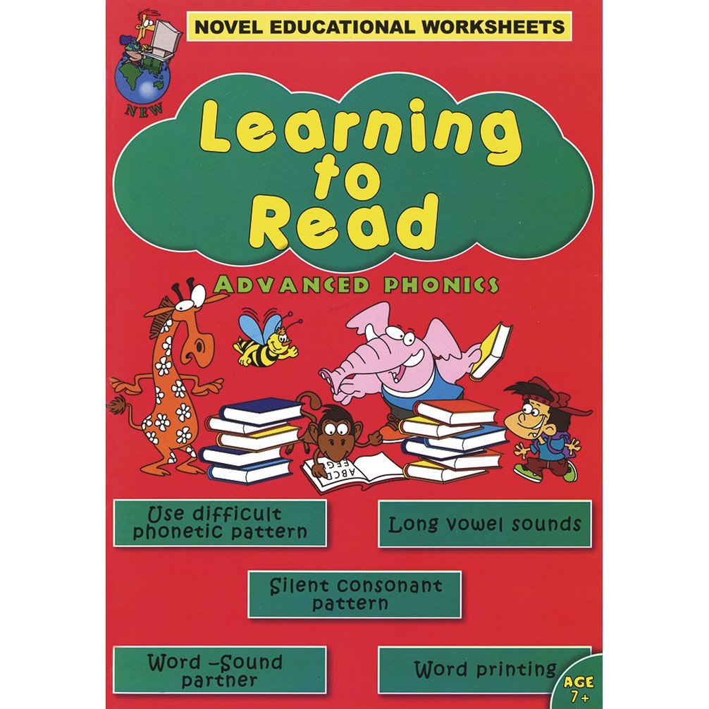 Novel Educational Worksheets Learning To Read Advanced Phonics (Novel Educational Worksheets, #30)