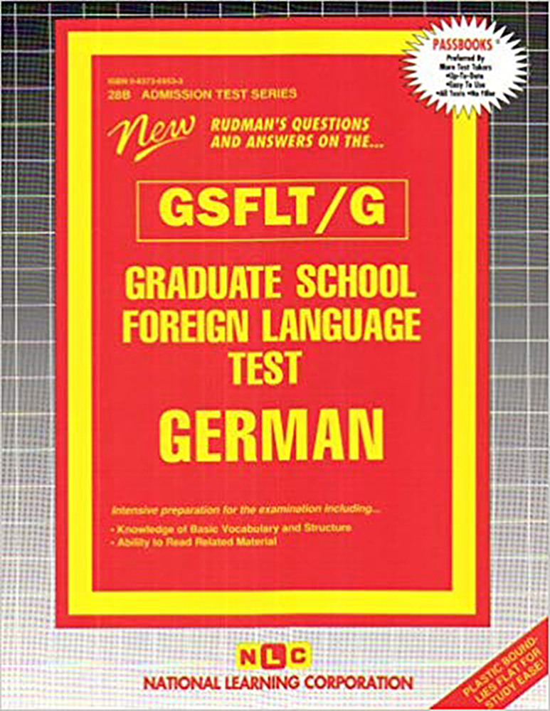 Graduate School Foreign Language Test German