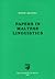 Papers in Maltese Linguistics by Joseph Aquilina Papers in Maltese Linguistics by Joseph Aquilina