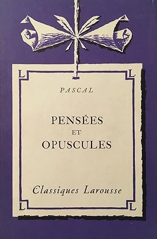 Pensées et opuscules