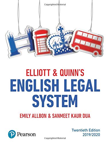 Elliott & Quinn's English Legal System (Paperback)