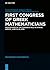First Congress of Greek Mathematicians: Proceedings of the Congress held in Athens, Greece, June 25–30, 2018 (De Gruyter Proceedings in Mathematics)