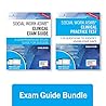 Social Work ASWB Clinical Exam Guide and Practice Test, Second Edition Set - Includes a Comprehensive Study Guide and LCSW Practice Test Book with 170 Questions, Free Mobile and Web Access Included