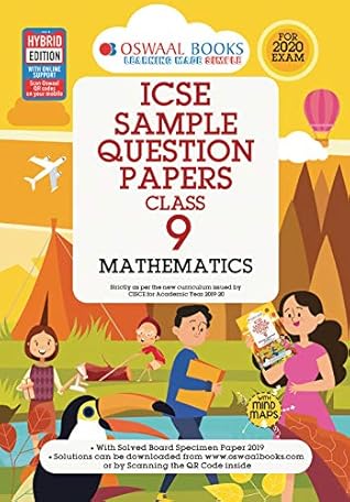 Oswaal ICSE Sample Question Papers Class 9 Mathematics (For March 2020 Exam)