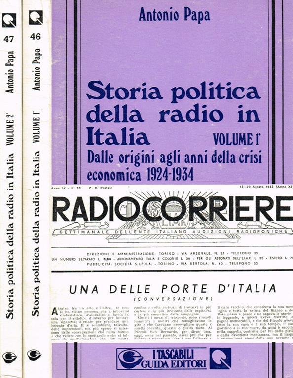 Storia politica della radio in Italia. Volume 2° Dalla guerra d'Etiopia al crollo del fascismo 1935-1943 (Paperback)