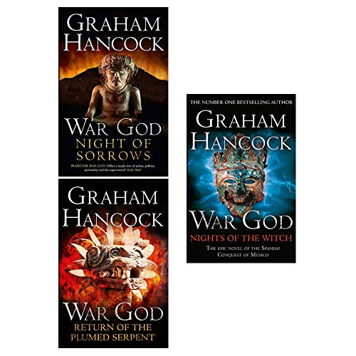 Graham Hancock War God Trilogy 3 Books Collection Set (War God Night Of Sorrows, War God Return Of The Plumed Serpent, War God Nights Of The Witch)