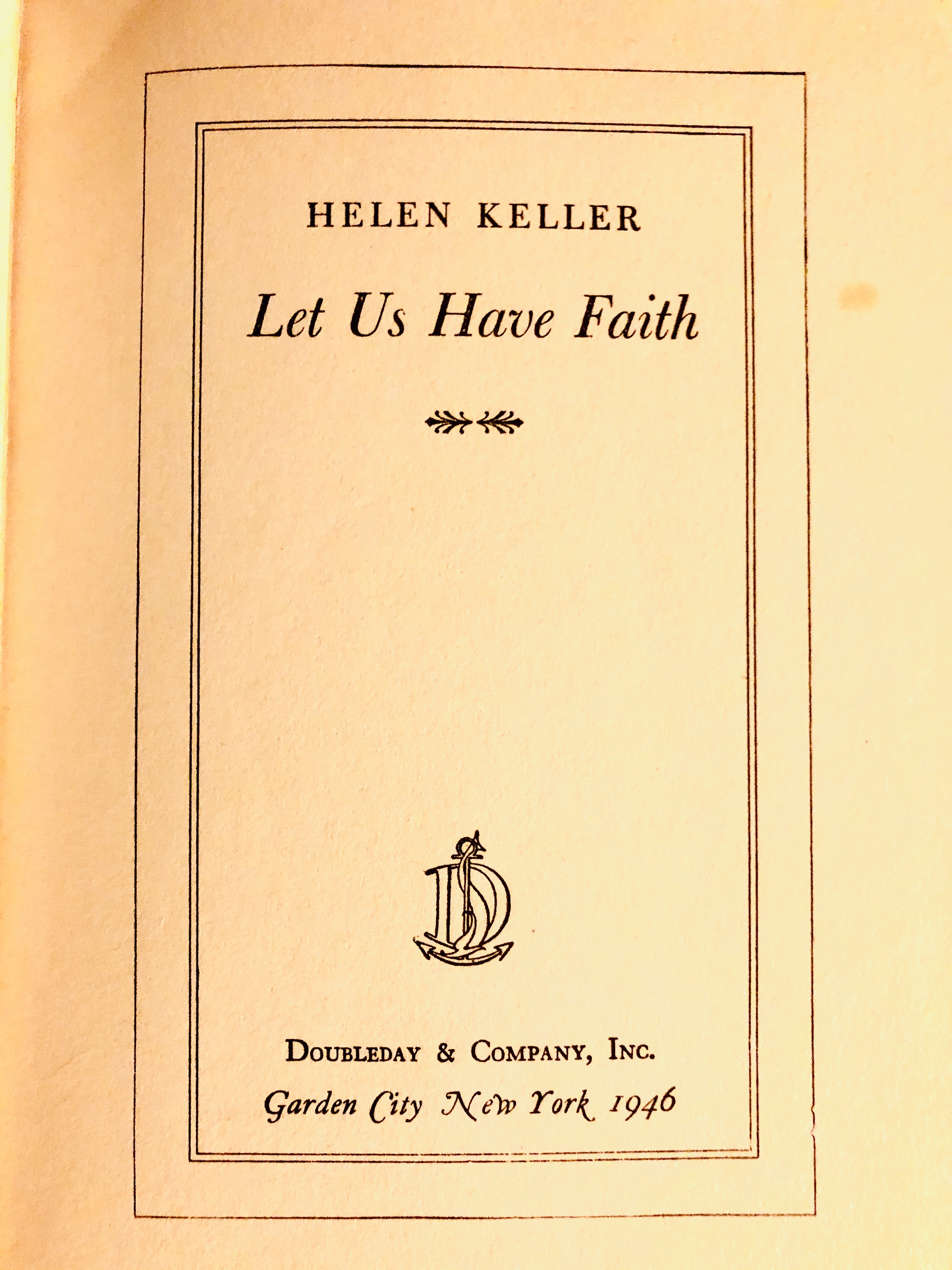 Let Us Have Faith (Hardcover)