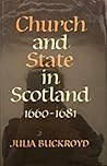 Church and State in Scotland, 1660 - 1681