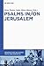 Psalms In/On Jerusalem