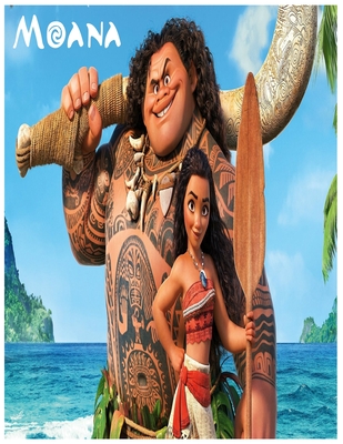 Moana: Moana coloring books for toddlers