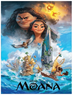 Disney Moana: Moana coloring books for toddlers