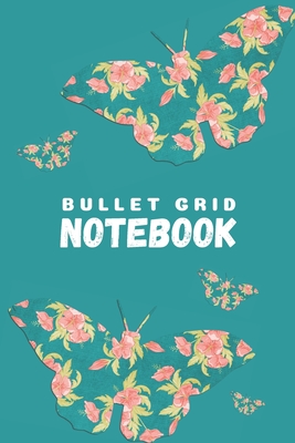 Bullet grid notebook: Butterfly design | Gift accessory for vets, veterinarians, vet receptionist, Veterinarian Medicine Students and animal lovers | 130 pages | A5