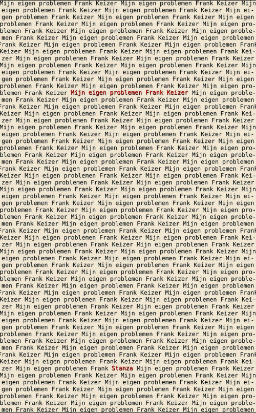 Mijn eigen problemen