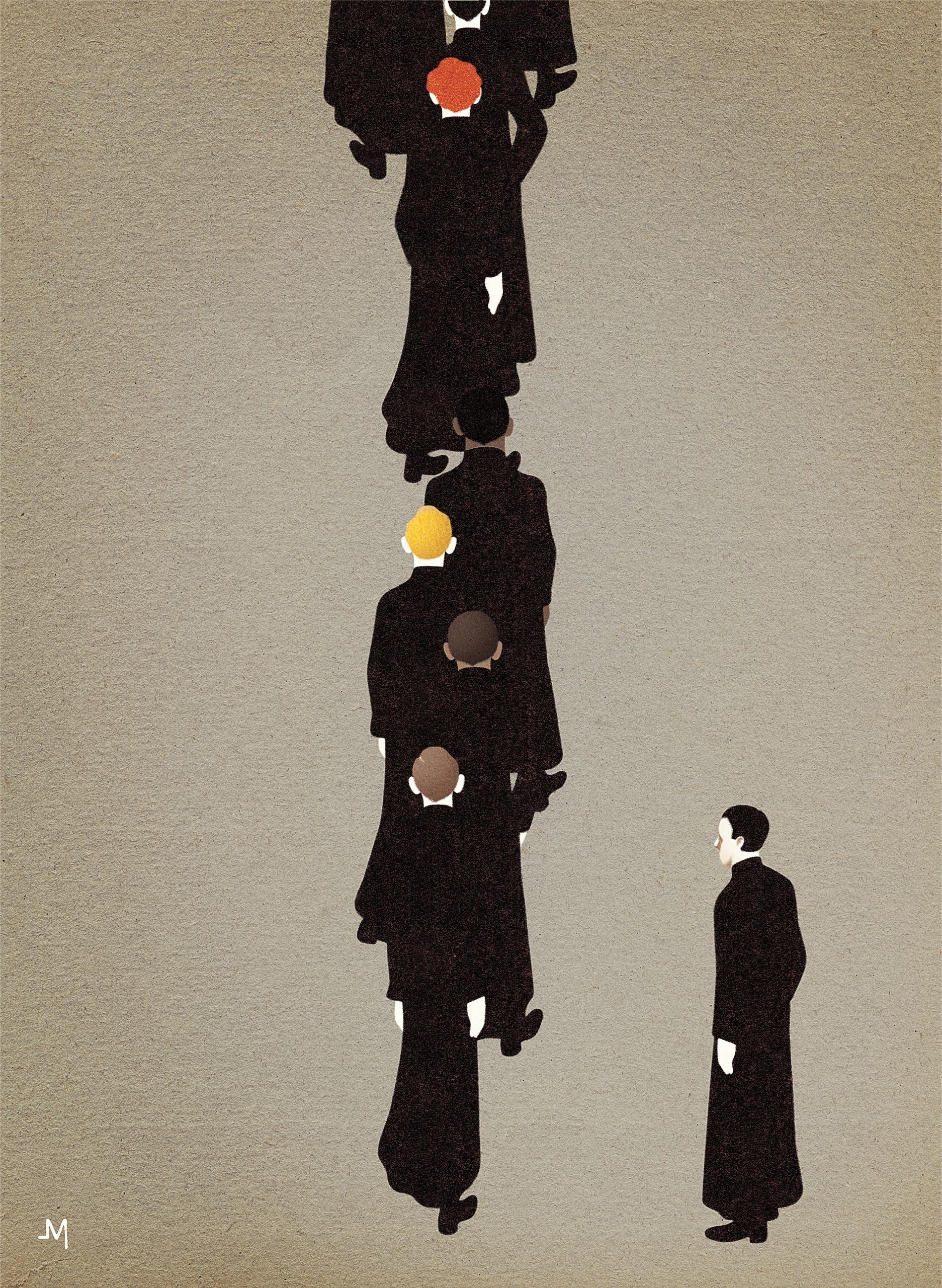 The Long Black Line (Unknown Binding)
