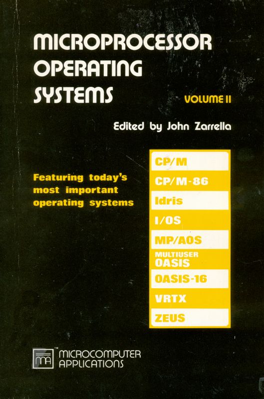 Microprocessor Operating Systems Volume II