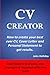 CV Creator: How to create y...