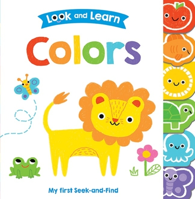 Colors-Die-Cut Tabbed Board Book Packed with Colorful, Patterned Illustrations and Seek-and-Find Activities on Every Page