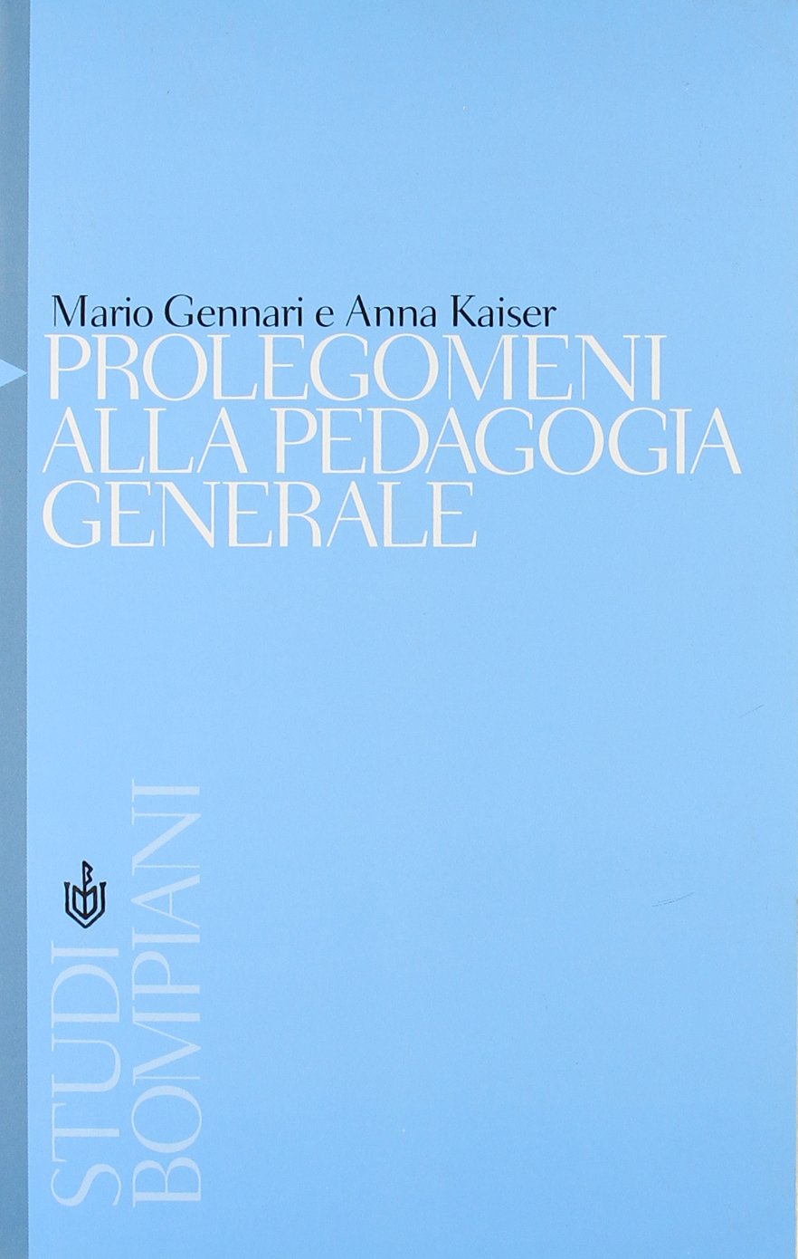 Prolegomeni alla pedagogia generale