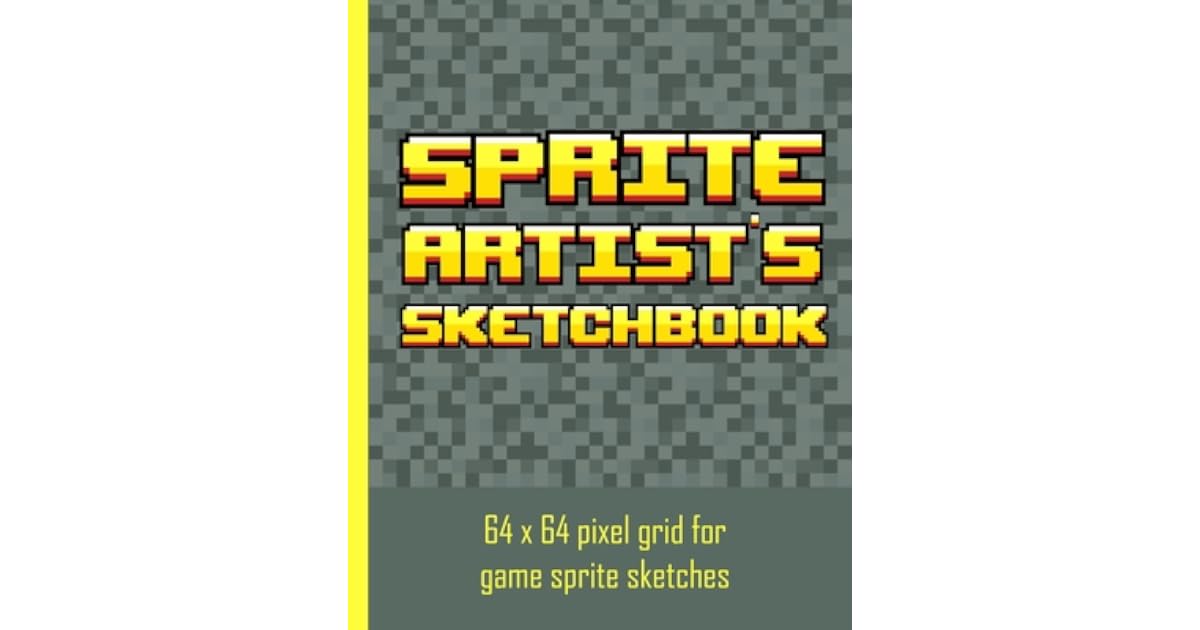 Sprite Artist's Sketchbook 64 x 64 pixel art grid for games artists