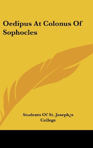 Oedipus at Colonus of Sophocles