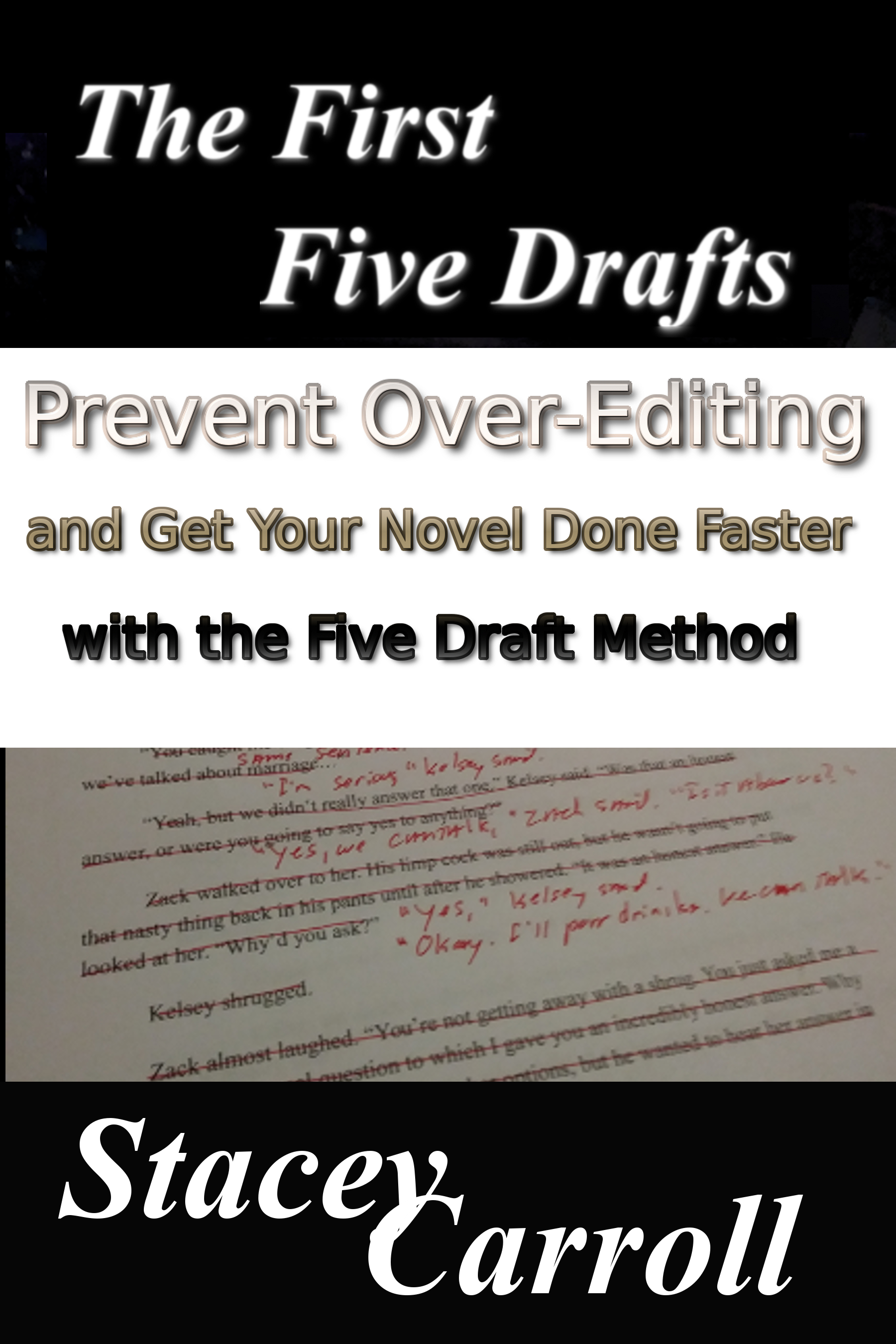 The First Five Drafts: Prevent Over-Editing and Get Your Novel Done Faster with the Five Draft Method (SC Writing Book 1)