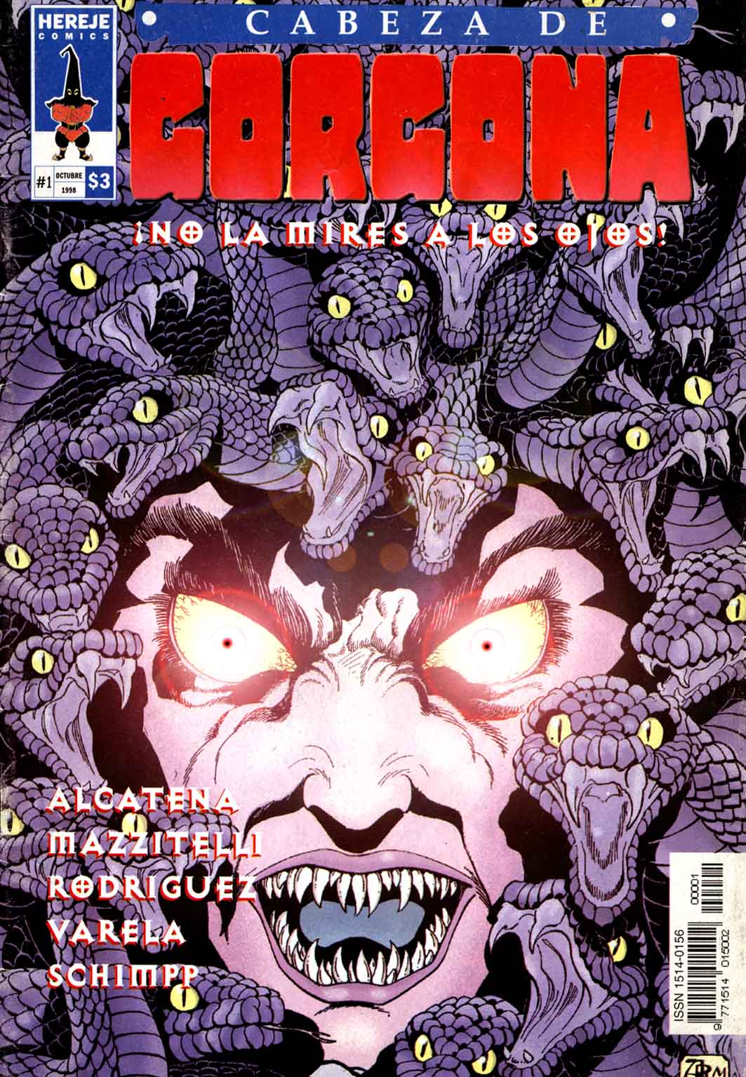 Cabeza de Gorgona (Paperback)