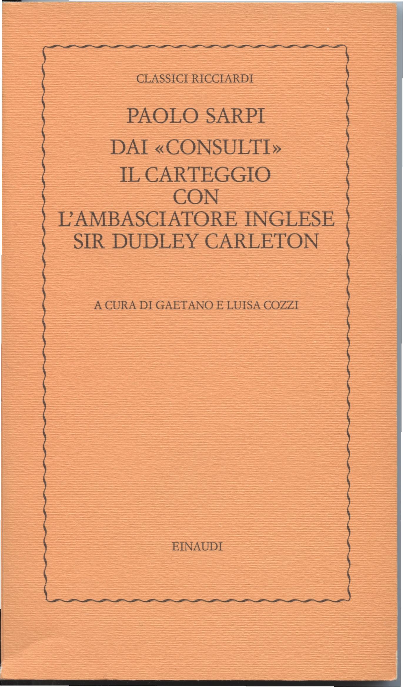 Gli ultimi consulti 1621-1623 (Paperback)