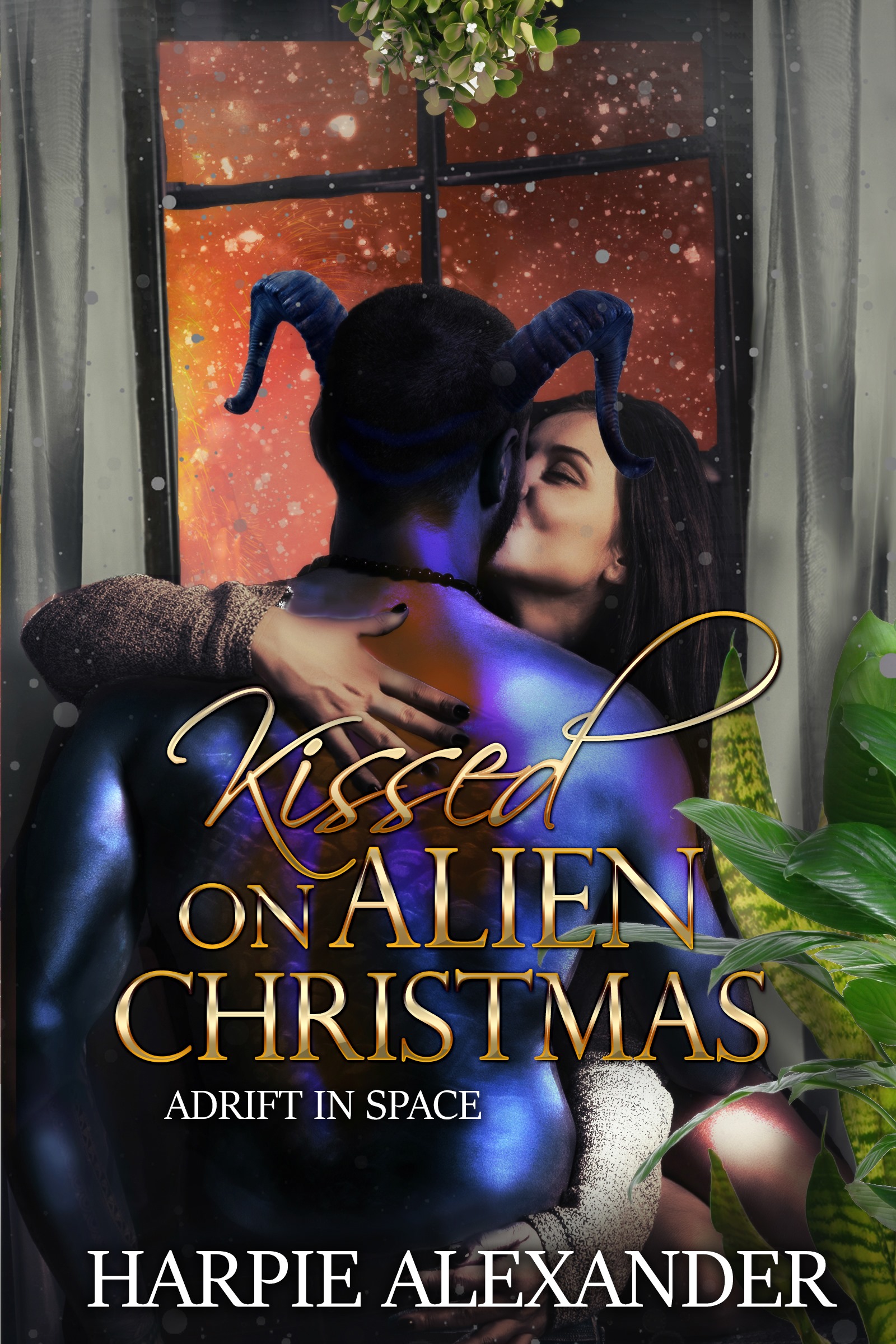 Kissed on Alien Christmas (Adrift in Space # 1)
