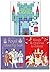 Usborne Childrens Colouring and Sticker Activity 3 Books Collection Set (King, Queen, Castle - Royal Theme)