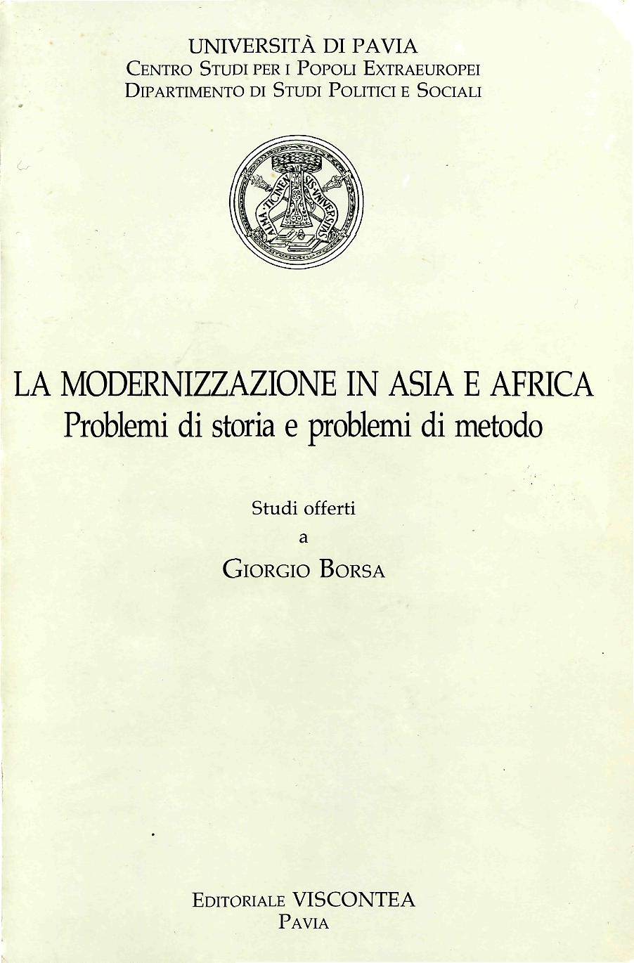 La modernizzazione in Asia (brossura)
