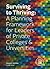 Surviving to Thriving A Planning Framework for Leaders of Private Colleges and Universities