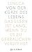 Von der Kürze des Lebens by Seneca