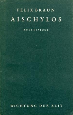 Aischylos. Zwei Dialoge