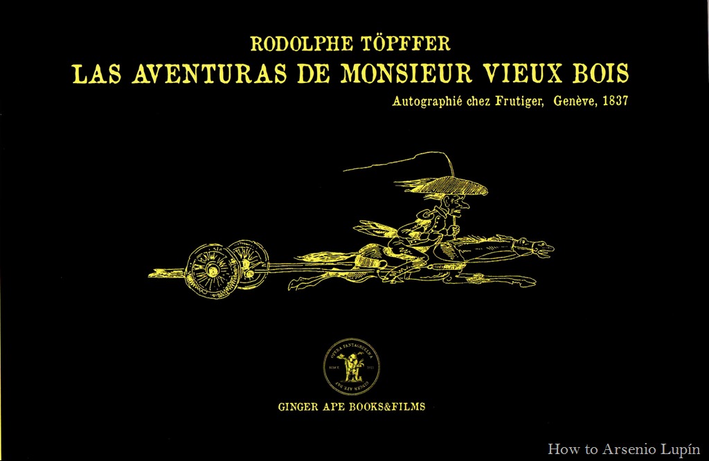 Portada de Las aventuras de Monsieur Vieux Bois, de Rodolphe Töpffer