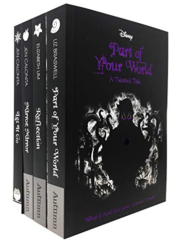 Disney Twisted Tales 4 Books Collection Set: Part Of Your World, Reflection, Mirror Mirror, Let it Go (Paperback)