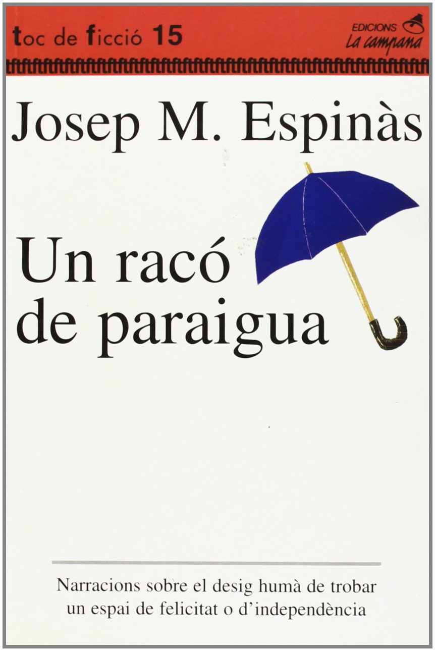 Portada de Un racó de paraigua, de Josep Maria Espinàs