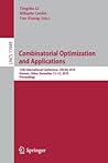 Combinatorial Optimization and Applications: 13th International Conference, COCOA 2019, Xiamen, China, December 13–15, 2019, Proceedings (Theoretical Computer Science and General Issues)